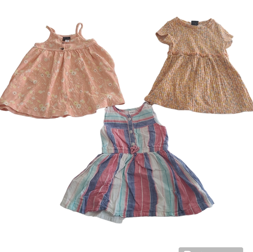 Baby Girl Dress Lot Bundle Size 12M